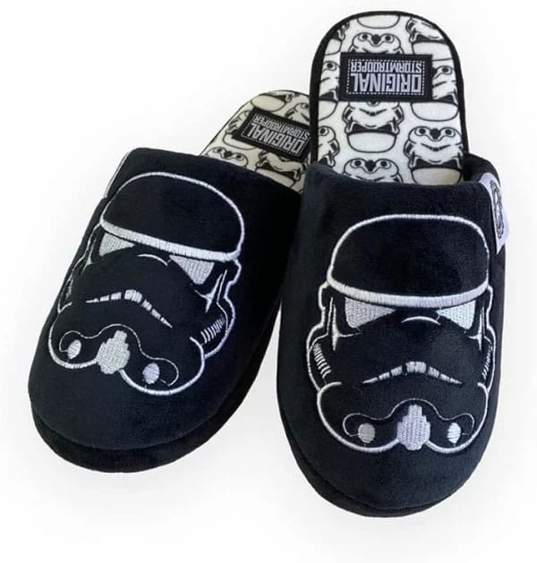 Star Wars Original Stormtrooper Slippers Black EU 8 - 10 - FanofThings.co.uk