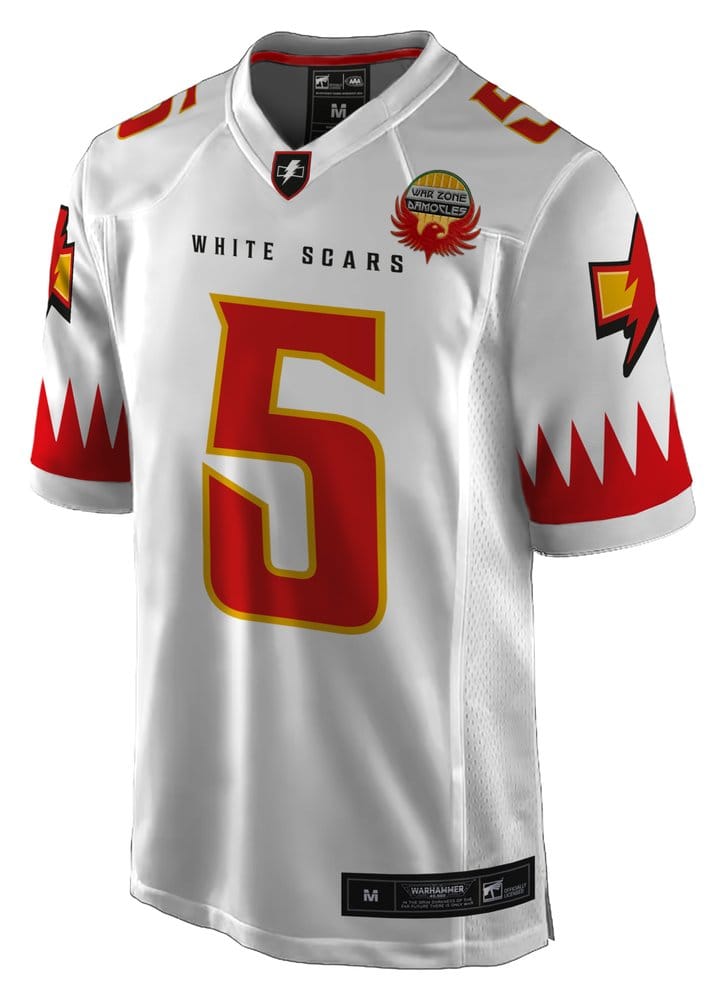 Warhammer 40,000 Sports Jersey Shirt White Scar - XL