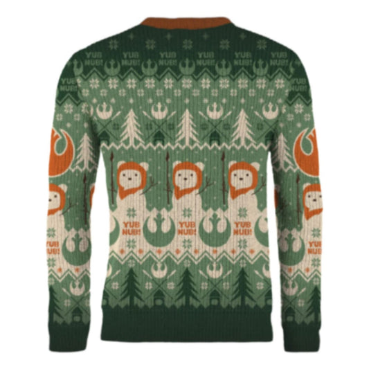 Star Wars Christmas Sweater Ewok'n around the Christmas Tree - FanofThings.co.uk