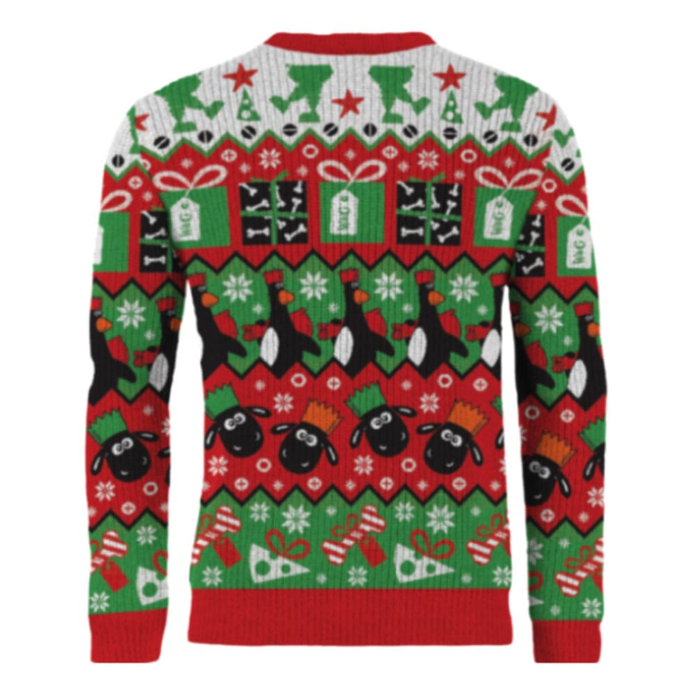 Wallace & Gromit Christmas Sweater Cracking Christmas Old Chum!