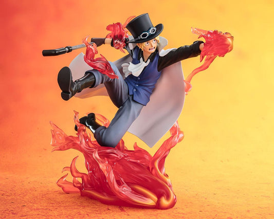 One Piece Figuarts ZERO Extra Battle PVC Statue Sabo Fire Fist Rook Check 19 cm - FanofThings.co.uk