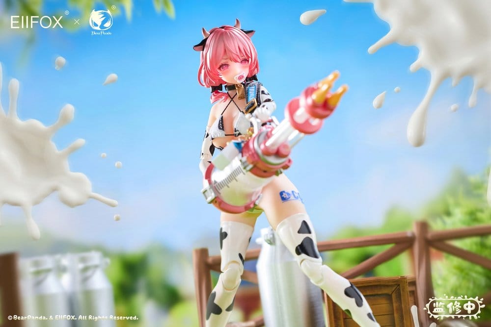 Original Character Action Figure 1/8 Eiifox & BearPanda Nyuugyuu Momo 21 cm BearPanda