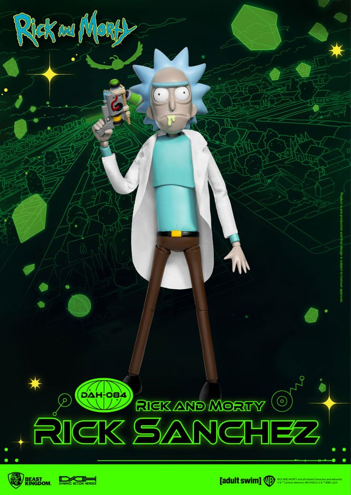 Rick and Morty Dynamic 8ction Heroes Action Figure 1/9 Rick Sanchez 23 cm - FanofThings.co.uk