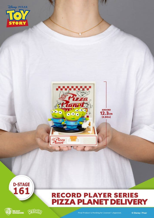 Toy Story Record Player Series PVC figure Pizza Planet Delivery 12 cm Beast Kingdom Toys