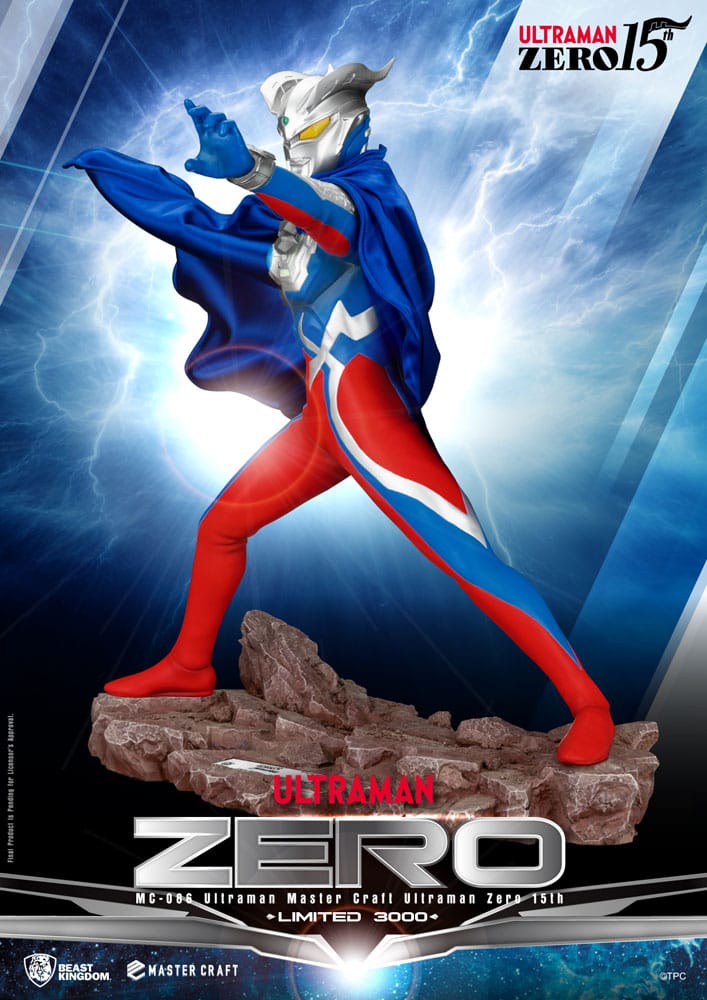 Ultraman Master Craft Statue Ultraman Zero 15th 41 cm Beast Kingdom Toys