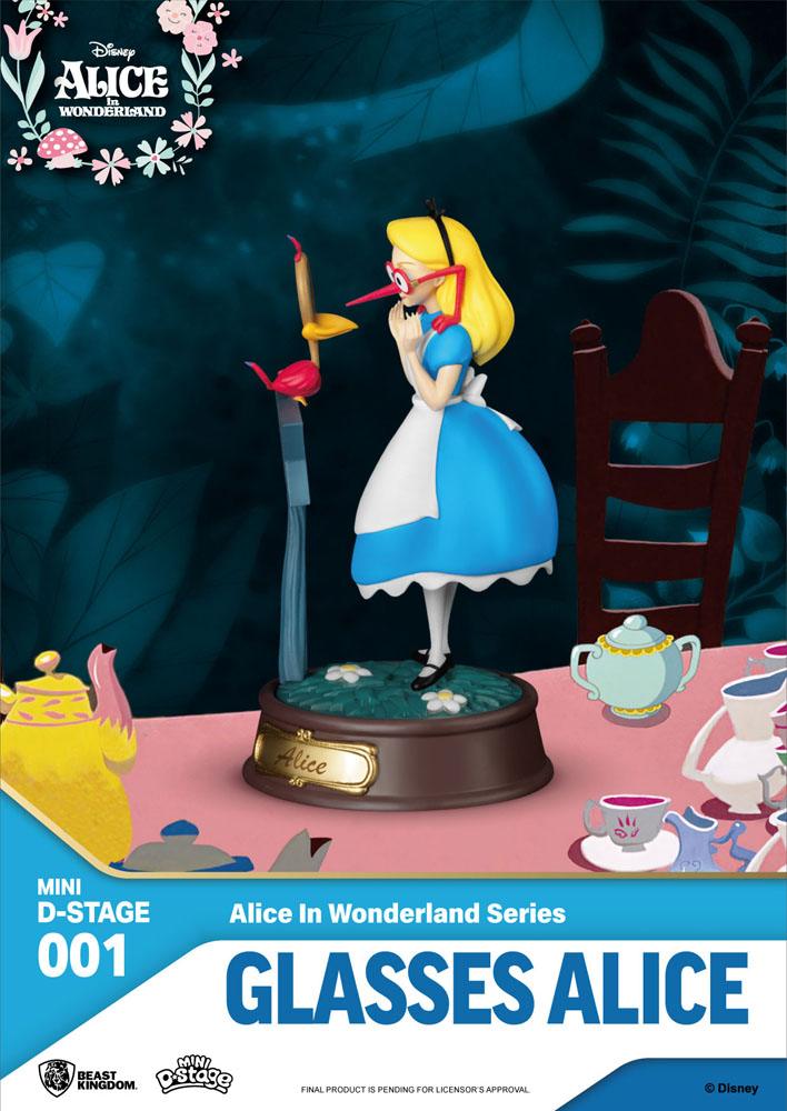Alice in Wonderland Mini Diorama Stage Statues 6-pack 10 cm