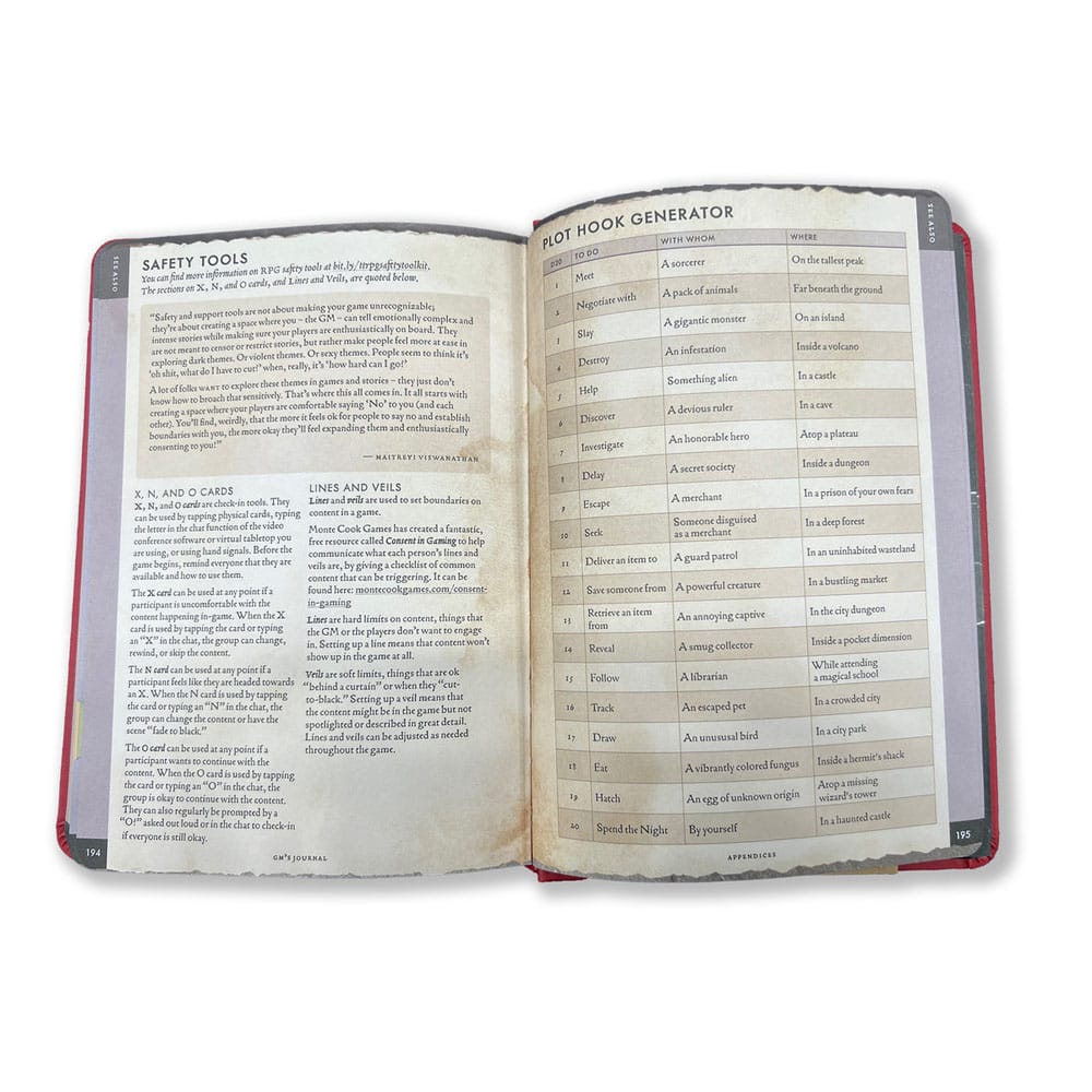 Notebook A5 Gamemaster's Journal Orange Portal Beadle & Grimm´s