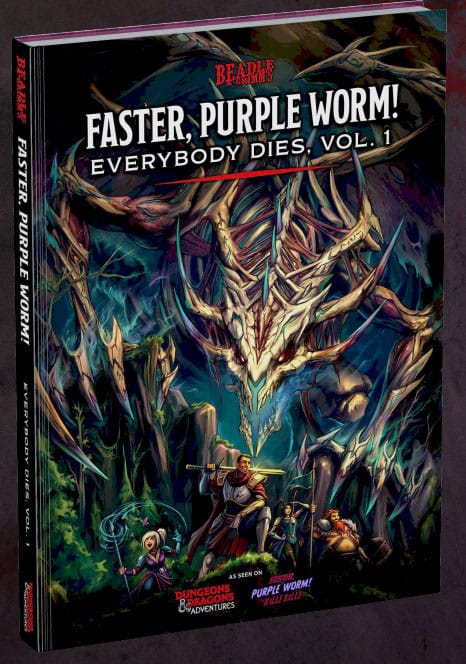Dungeons & Dragons Adventure Book Faster, Purple Worm Beadle & Grimm´s