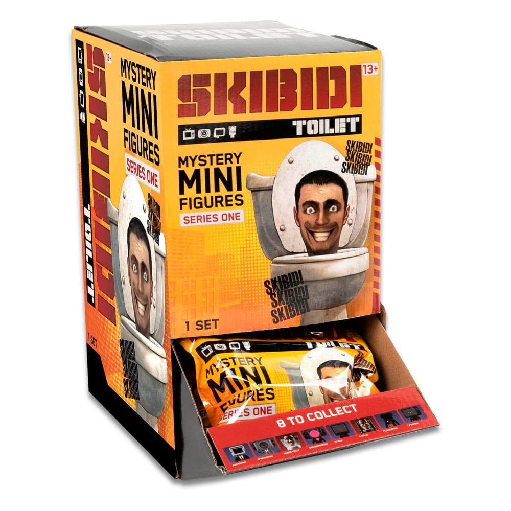 Skibidi Toilet Minifigures 6 cm Series 1 Display (24) Bonkers Toys
