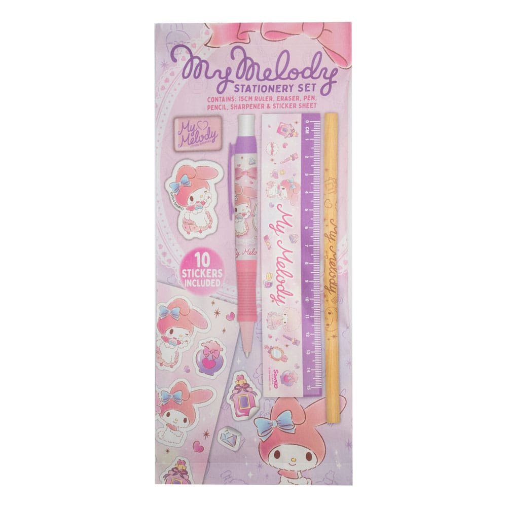 Sanrio Stationery Set 6-Pack My Melody Blue Sky Studios