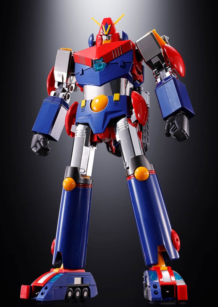 Super Electromagnetic Machine Voltes V Soul of Chogokin Diecast Action Figure GX50-SP Com-Battler V Chogokin 50th Anniversary Ver. 25 cm Bandai Tamashii Nations