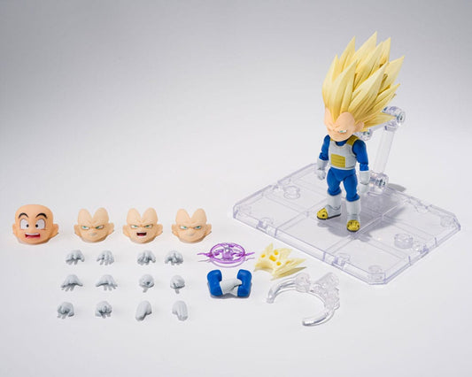 Dragon Ball S.H.Figuarts Action Figure Super Saiyan Level 3 Vegeta (mini) Daima 8 cm Bandai Tamashii Nations