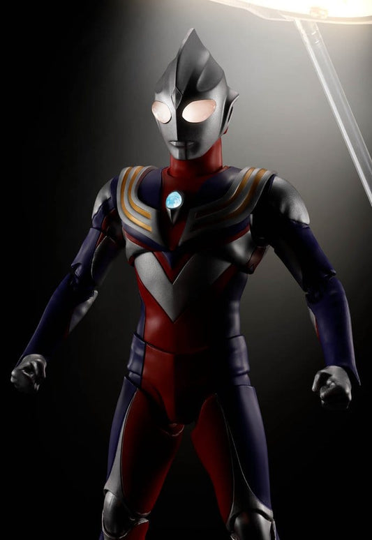 Ultraman Series S.H.Figuarts Shinkocchou Seihou Action Figure Ultraman Tiga Multi Type 30th Anniversary Edition 15 cm Bandai Tamashii Nations
