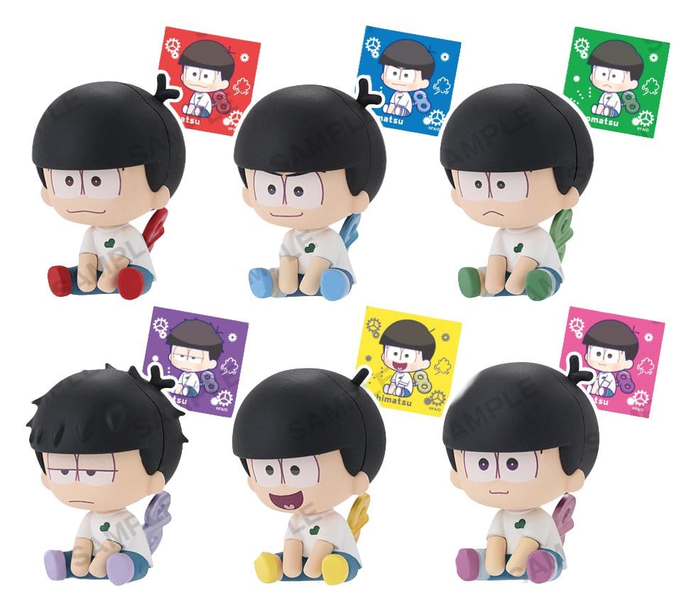 Osomatsu-san PVC Figures Blind Box 6-Pack Petatto Clockwork Box Ver. 5 cm Bushiroad