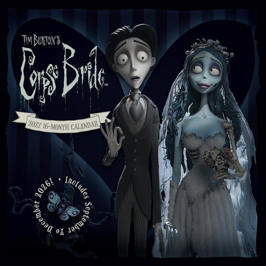 Corpse Bride Calendar 2027 30 x 30 cm
