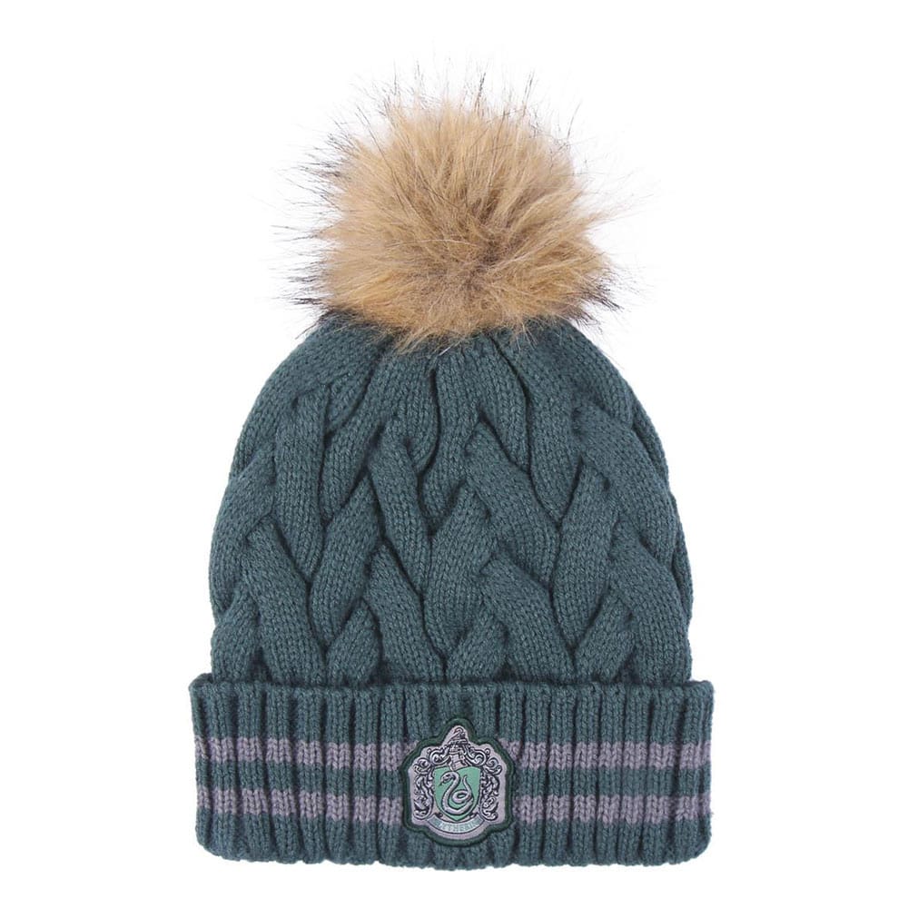 Harry Potter Beanie Pompon Slytherin Dark Green Beanies & Caps