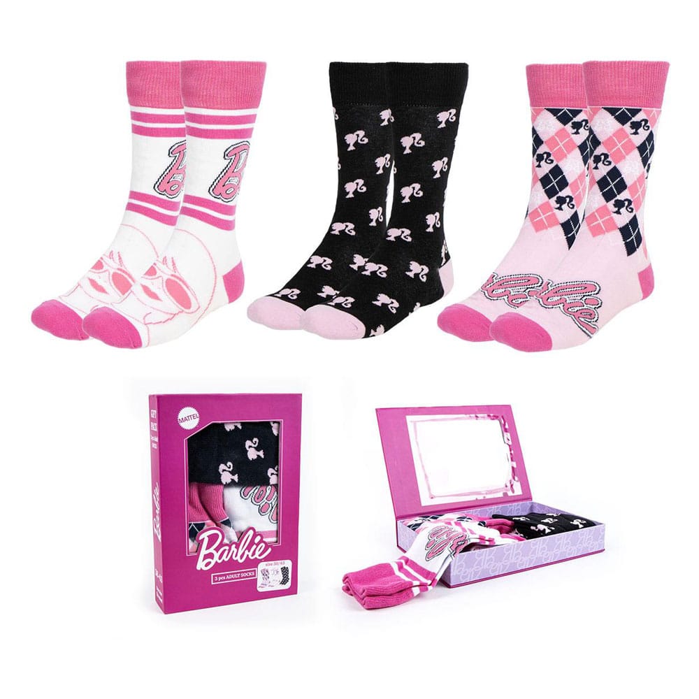 Barbie Socks 3-Pack 36-43 Footwear