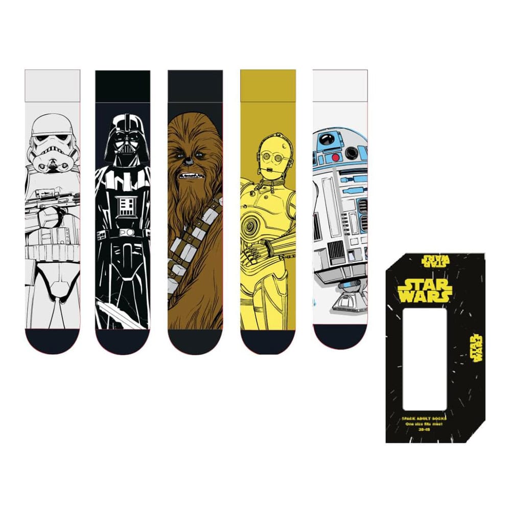Star Wars Socks 5-Pack 38-45 Cerdá