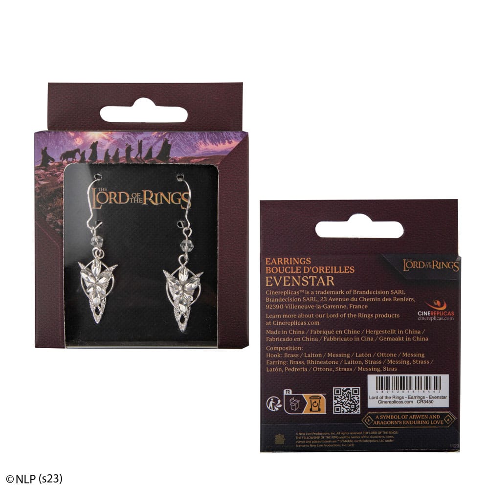Lord of the Rings Earrings Evenstar Cinereplicas