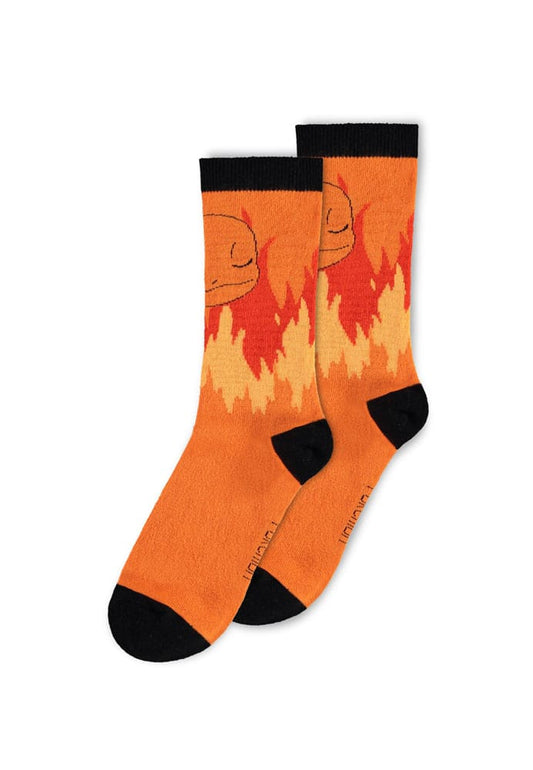 Pokémon Socks 3-Pack Pikachu, Charmander, Gengar 39-42