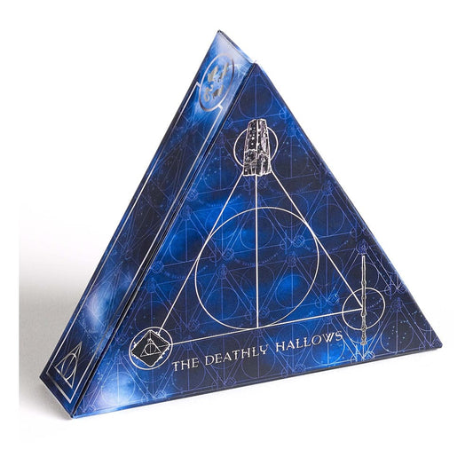 Harry Potter: Deathly Hallows spinning Necklace Gift Set (Silver Tone) The Carat Shop