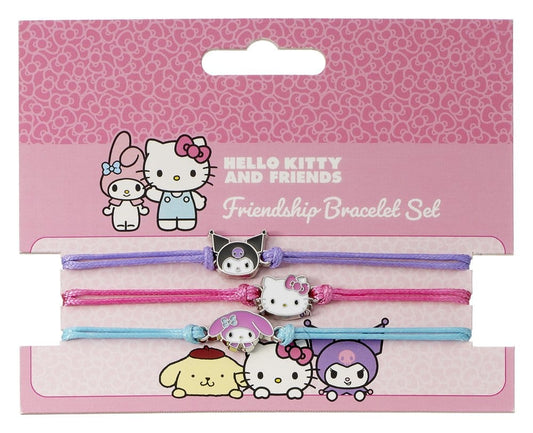 Sanrio Bracelet 3-Pack Hello Kitty, Kuromi and My Melody