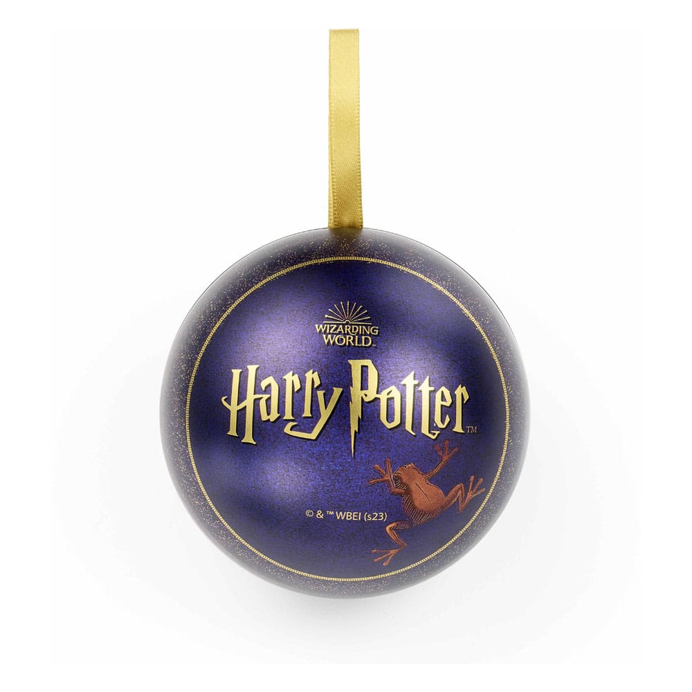 Harry Potter tree ornament with Pin Badge Deck Chocolate Frog The Carat Shop