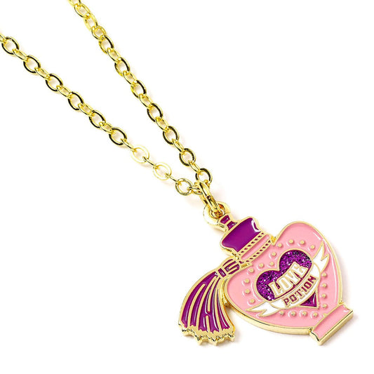 Harry Potter Pendant & Necklace Love Potion (Gold plated) The Carat Shop