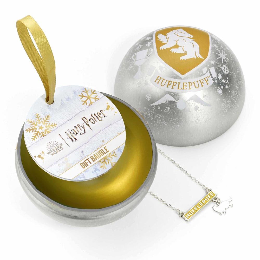 Harry Potter tree ornament with Necklace Hufflepuff The Carat Shop