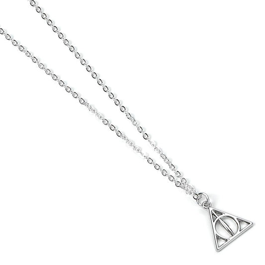 Harry Potter Pendant & Necklace Deathly Hallows (silver plated) The Carat Shop