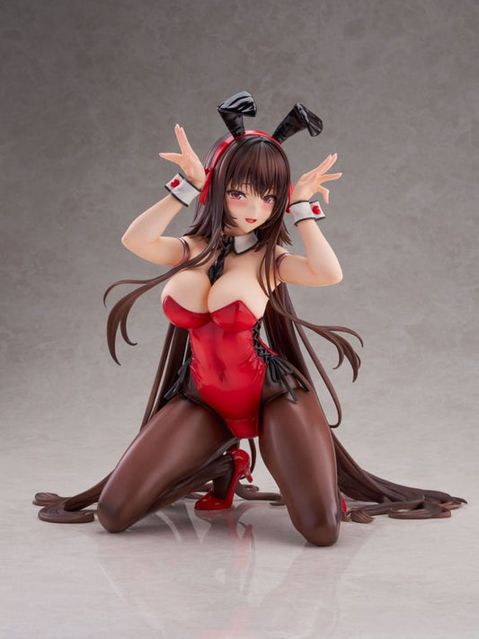 Amakano 2+ PVC Statue 1/4 Yuuhi Kurohime Bunny Suit Ver. 32 cm