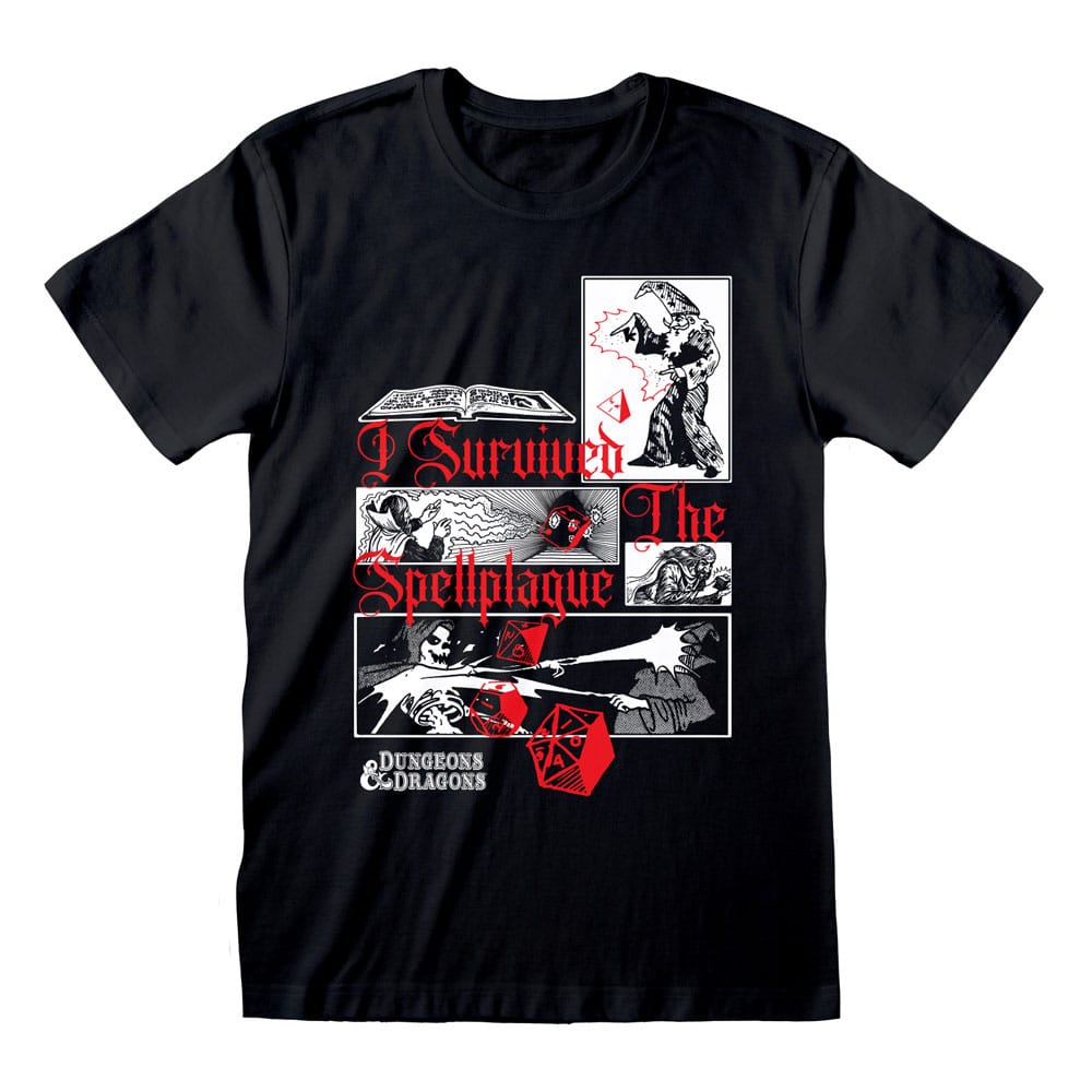 Dungeons & Dragons T-Shirt I Survived The Spellplague Size S
