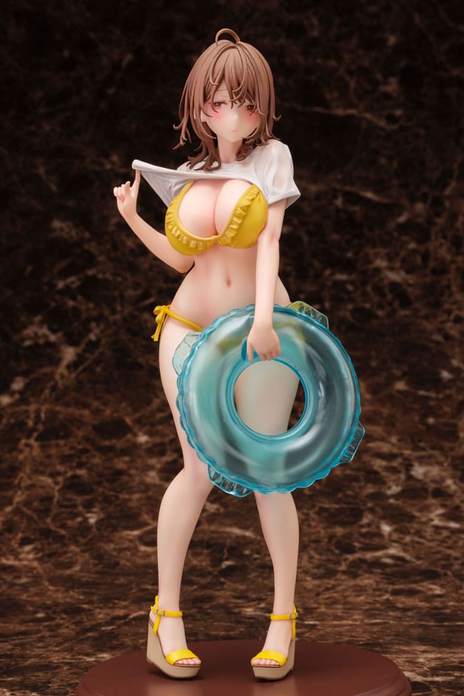 Original Illustration by Vispo Statue 1/6 Deatte Toku Suru Onnanoko Tokujo-chan Hinako Ootori illustration Nekomugi 28 cm Daiki Kougyo