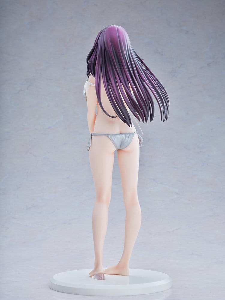 Original Model Statue 1/5 Tomoe Sakura Swimsuit Black Hair Wholesome Ver. Illustration by Toshi Tsutakaze 32 cm