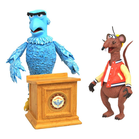 The Muppets Select Action Figure 2-Pack Sam the Eagle & Rizzo the Rat 13 cm Action figures