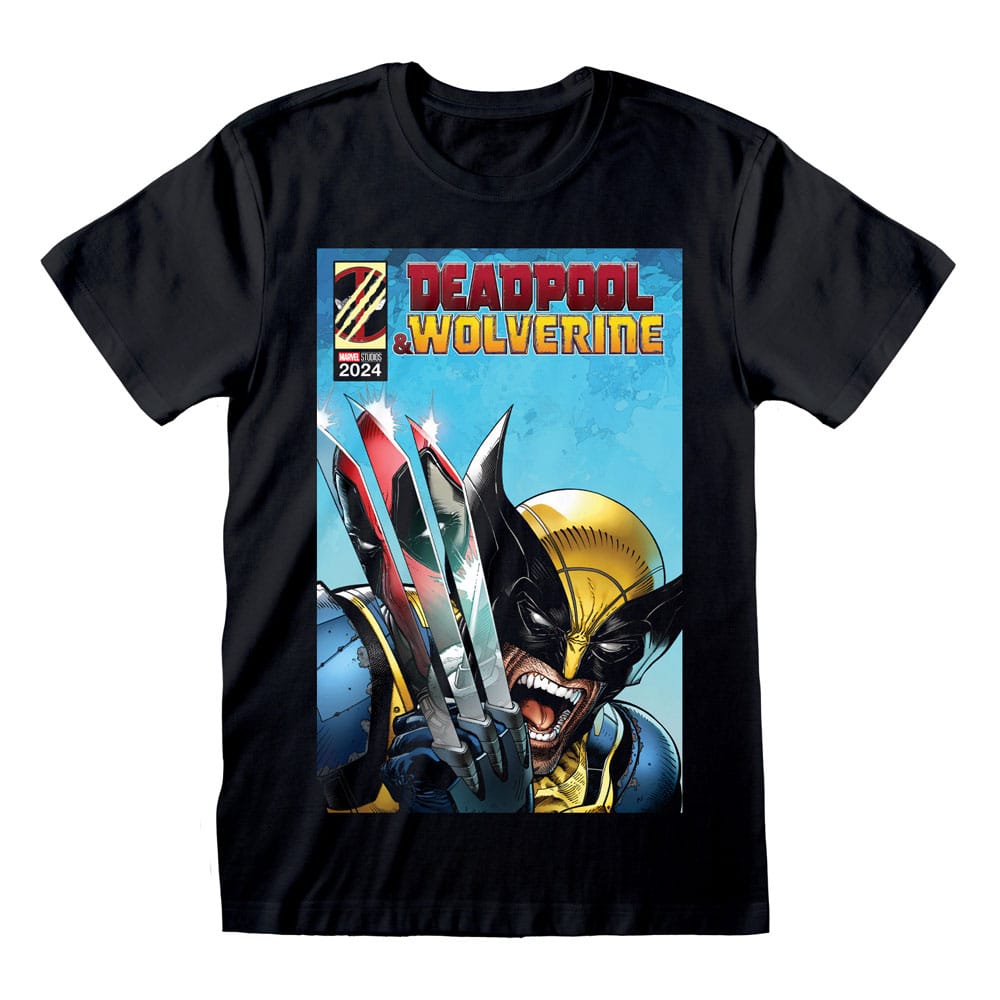 Deadpool T-Shirt Wolverine Reflection Size S T-shirts