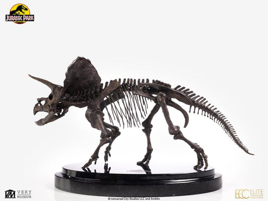 Jurassic Park Statue 1/24 Triceratops Fossil Skeleton Bronze 35 cm