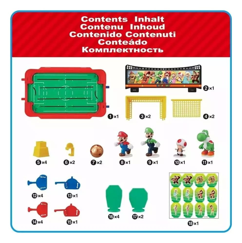 Super Mario game Football Striker Epoch Toys