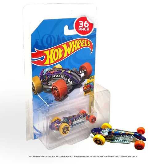 Hot Wheels Blisters 36-Pack for Long Card Mainline Evoretro