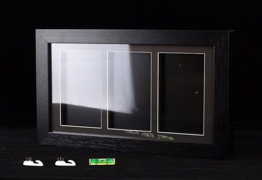 Evoretro Graded Card Display Frame for 3 PSA Graded Cards