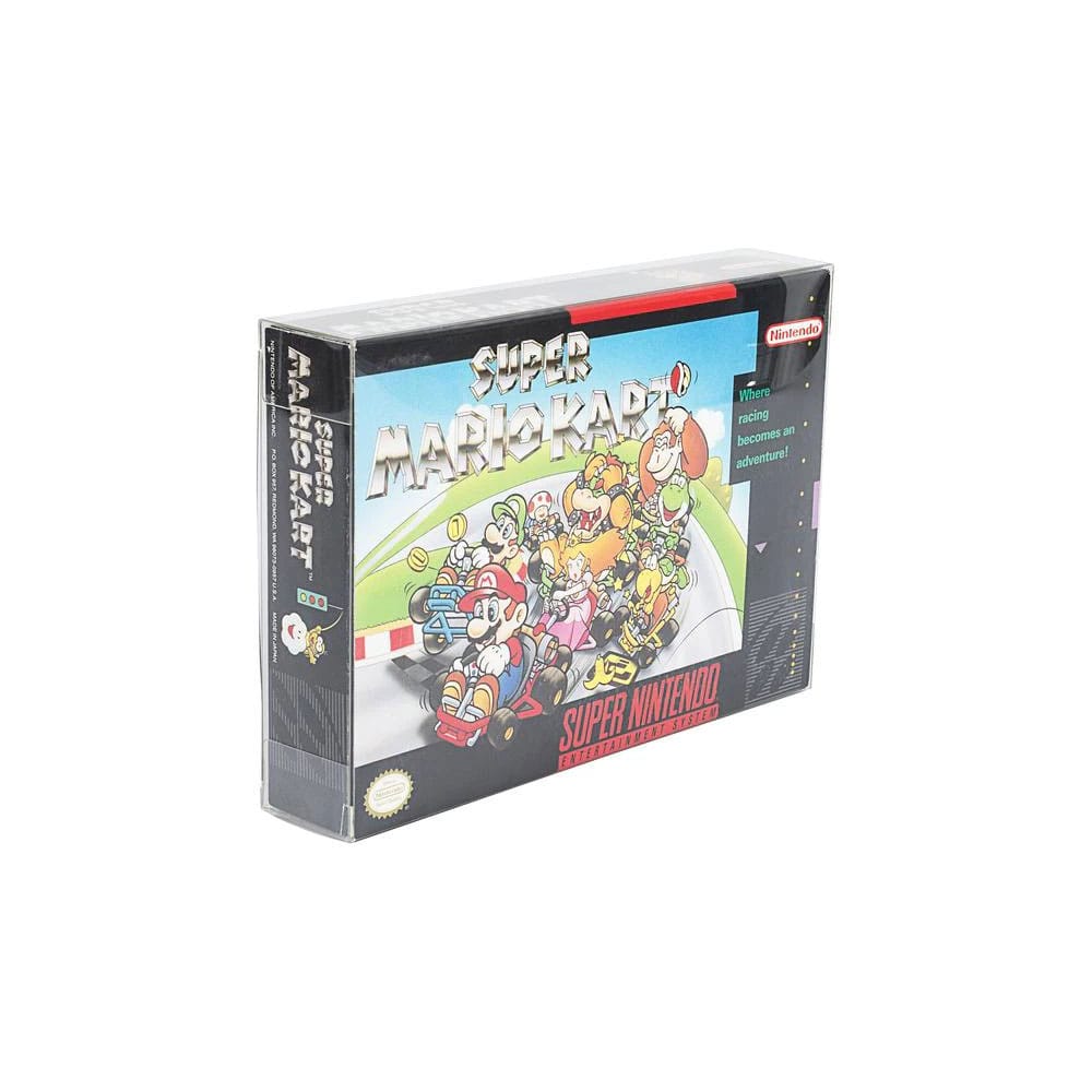 PET Protectors 25-Pack for Super Nintendo/Nintendo 64/SNES/N64 Games Evoretro
