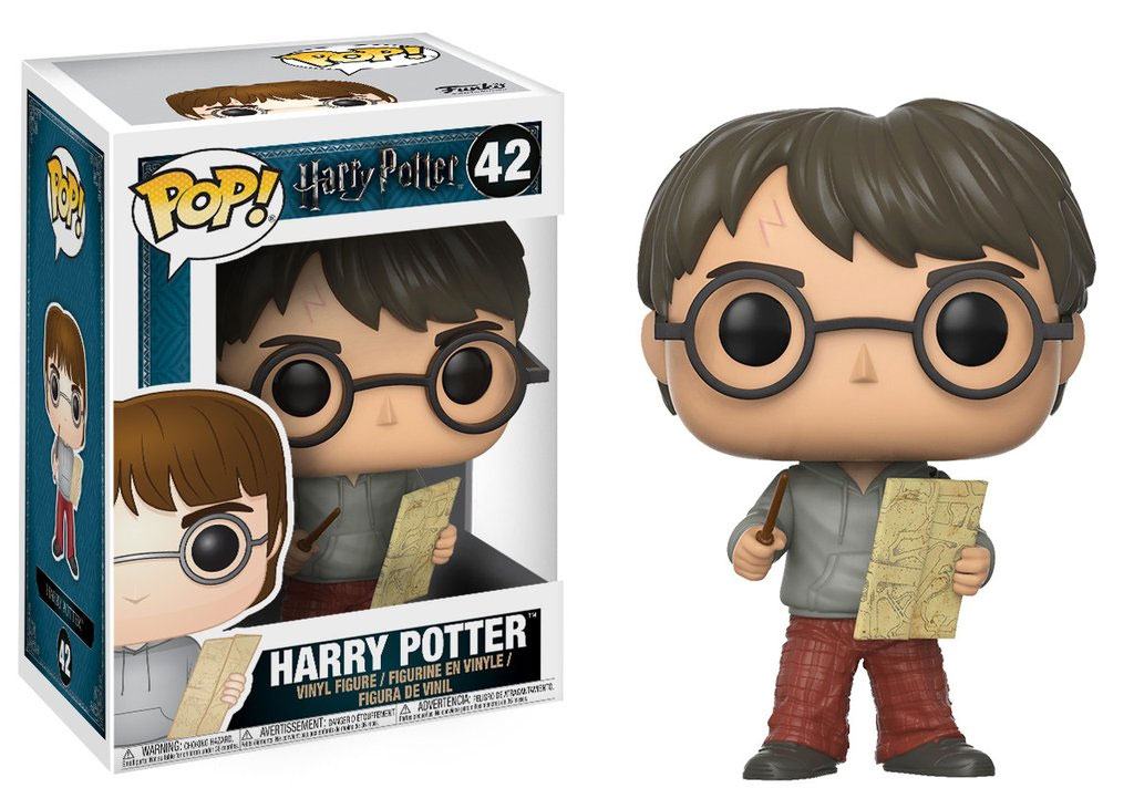 Harry Potter POP! Movies Vinyl Figure Harry Potter with Marauders Map 9 cm Funko POP Funko
