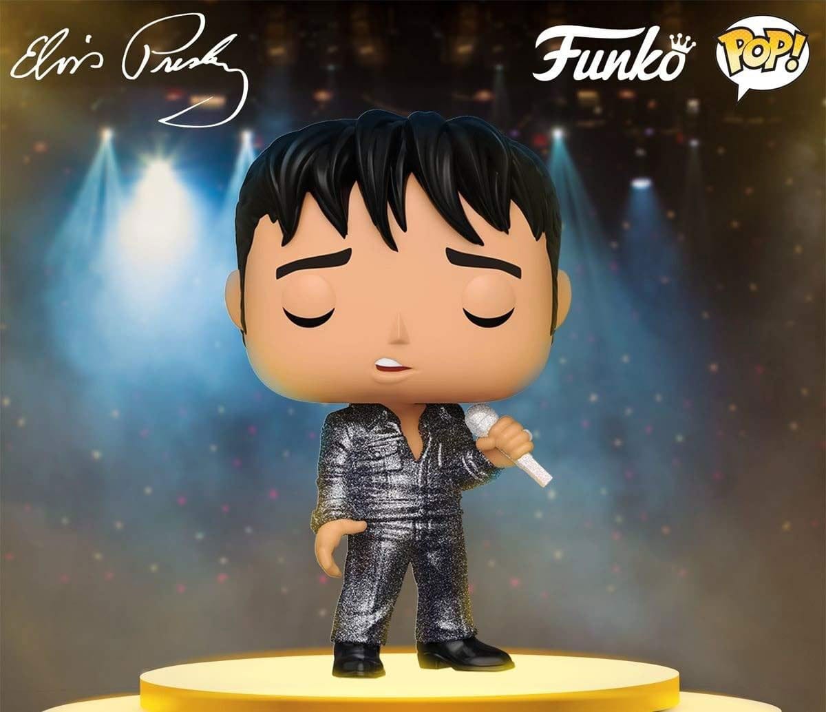 Elvis Presley POP! Rocks Vinyl Figure '68 Comeback Special (DGLT) 9 cm