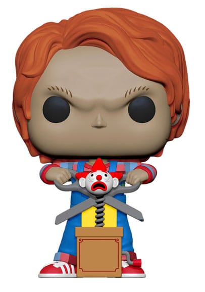 Child´s Play POP! Movies Vinyl Figure Chucky w/Buddy & Giant Scissors 9 cm Funko POP
