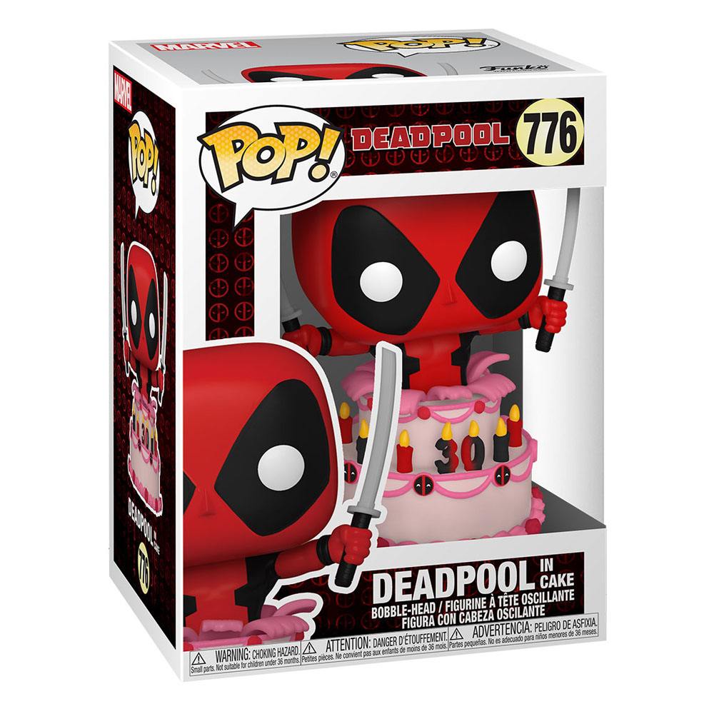 Marvel Deadpool 30th Anniversary POP! Vinyl Figure Deadpool in Cake 9 cm Funko