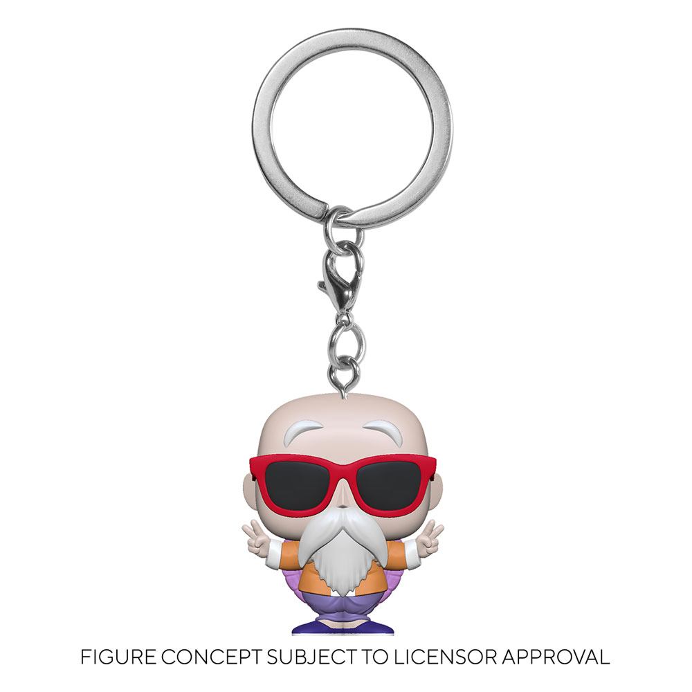 Dragon Ball Z Pocket POP! Vinyl Keychains 4 cm Master Roshi (Peace Sign) Display (12) Funko POP Funko