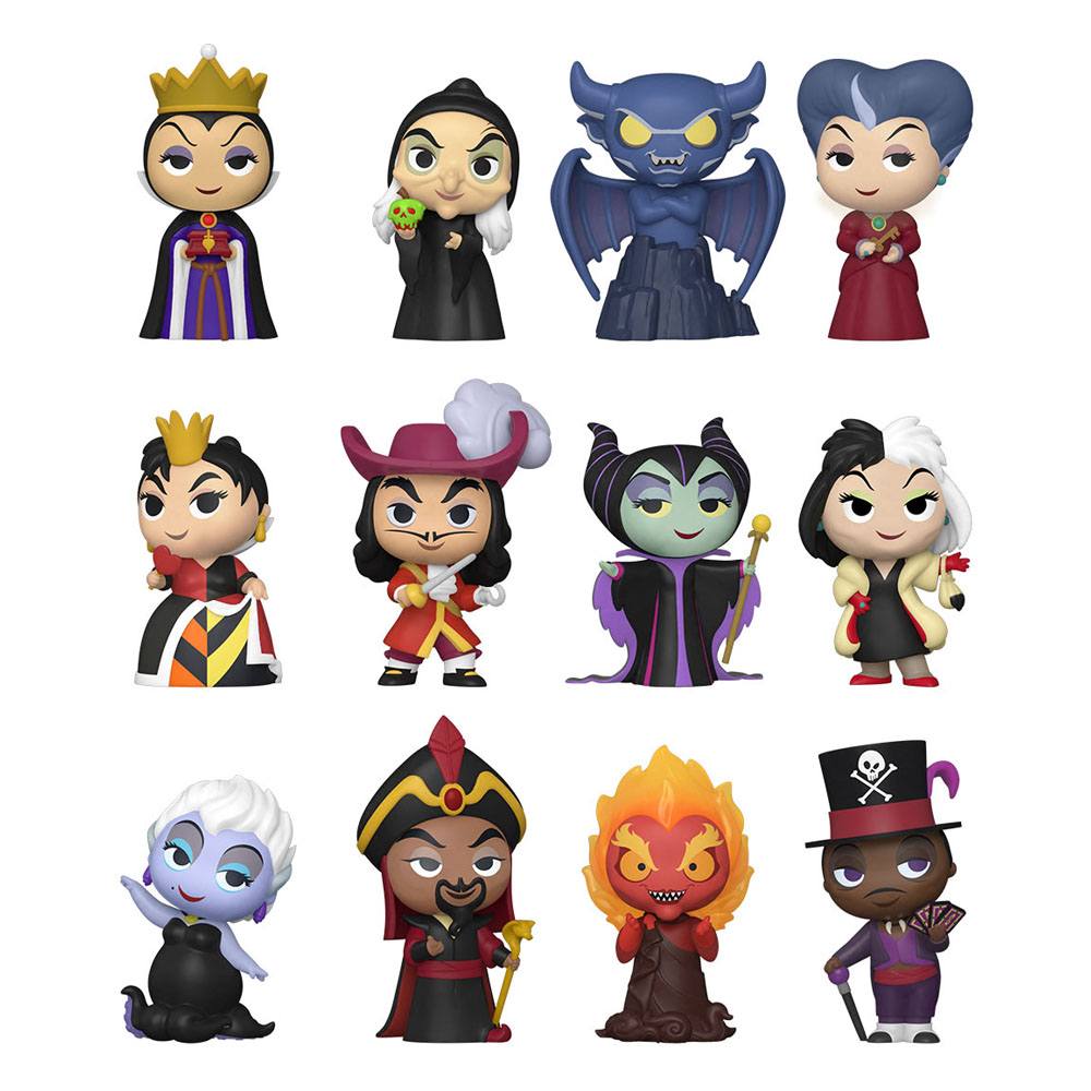 Disney Mystery Mini Figures 5 cm Display Disney Villains (12) Funko