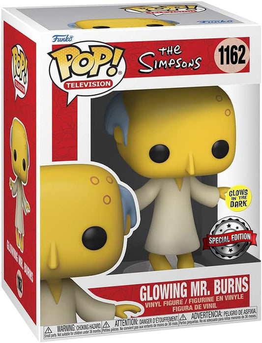 Simpsons Pop! Television Vinyl Figure Glowing Mr. Burns w/Chase 9 cm Assortment (6) Funko POP