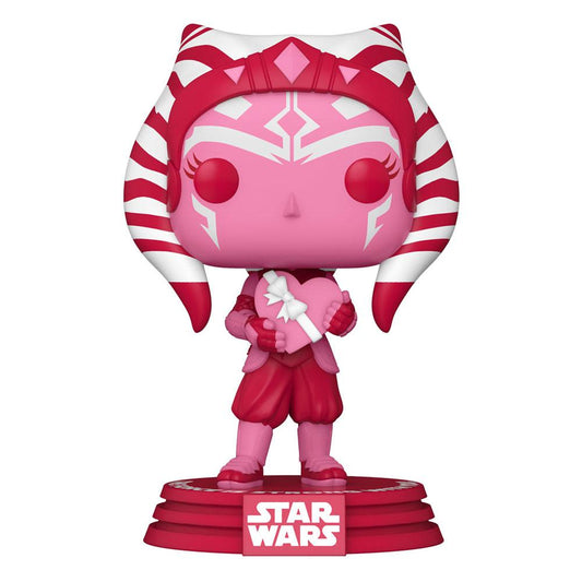 Star Wars Valentines POP! Star Wars Vinyl Figure Ahsoka 9 cm POP! Figures