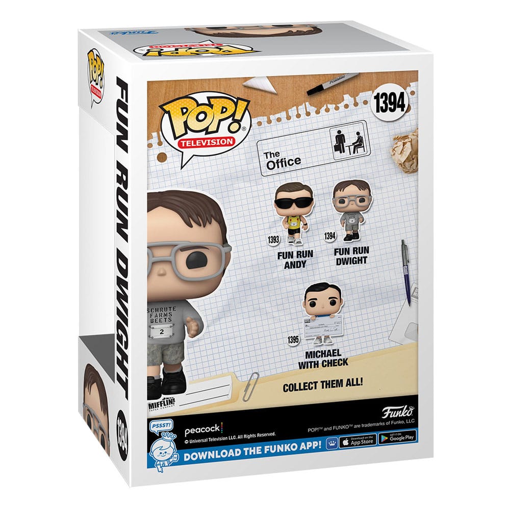 The Office US POP! TV Vinyl Figure Fun Run Dwight 9 cm Funko POP